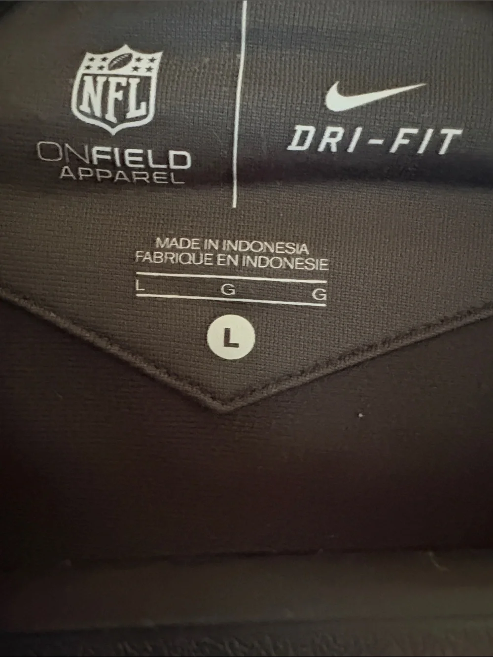 San Francisco 49ers Nike Dri-FIT Quarter Zip Pullover - Black & Gold Size L